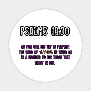 Psalms 18:30 Magnet